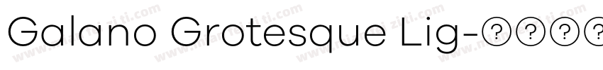 Galano Grotesque Lig字体转换